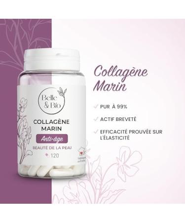 ANTI- GE & TONICIT DE LA PEAU - Collag ne Marin 90% prot ines actives - Vitamines C et E et SELENIUM - 120 g lules - Cure 2 mois - Compl ment Alimentaire BELLE&BIO - Fabriqu en France Collag ne Marin Unique - Buy Online on GoSupps.com