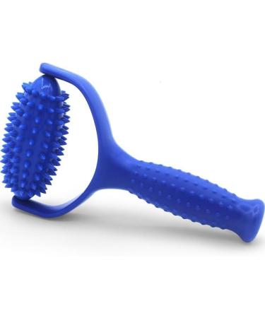 Ultimate Blue Bone Massage Roller with Handle - Interchangeable Fascia Balls for Pain Relief in Arms Legs Back & Shoulders - Buy Online on GoSupps.com