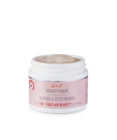 First Aid Beauty 5 in 1 Bouncy Mask - Gluten-Free Acne Face Mask (1.7 oz) | Calming & Hydrating Solution - Buy Online on GoSupps.com