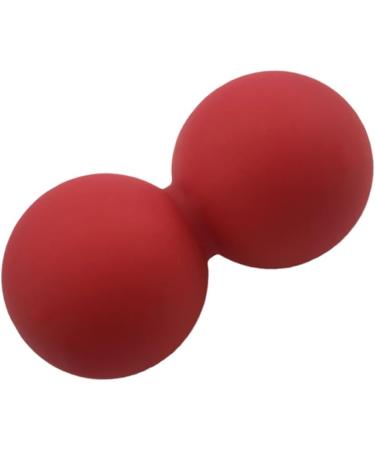 Buy Healvian Peanut Ball - Red Massage & Yoga Fitness Mobility Ball | 12cm x 6.3cm - Perfect for Muscle Relief & Recovery - Buy Online on GoSupps.com