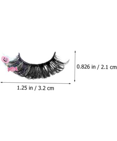 7 Pairs false eyelashes curl lash extensions lash clusters cosplay lashes makeup eyelashes colored lashes fake lashes false lash extensions extend artificial fiber fluffy - Buy Online on GoSupps.com