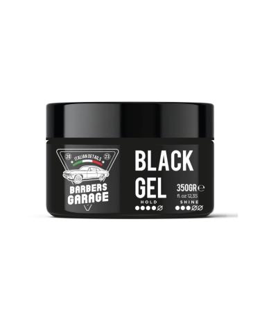 Veana Barbers Garage Beard and hair gel against white and gray hair 350 g Italian details black gel natural reflections suppleness and shine