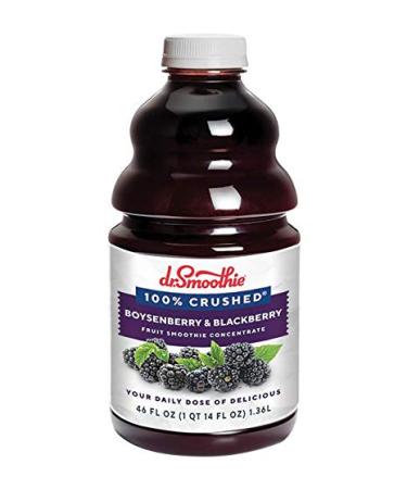 Dr. Smoothie 100% Crushed Northwest Boysenberry & Blackberry Blend Smoothie Concentrate 46oz 6/Pack