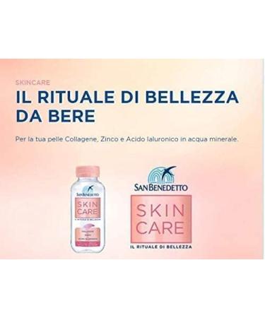  Italian Gourmet E.R. San Benedetto Skin Care Natural Mineral Water with Collagen Zinc & Hyaluronic Acid Peach & Berry Flavour 220 ml + Italian Gourmet Polpa di Pomodoro 400 g (Pack of 24) - Buy Online on GoSupps.com