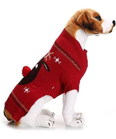 Abrrlo Dog Costumes | Cotton Sweater for Winter Holidays | Stylish Christmas Pet Outfit - XS Kitzd - Buy Online on GoSupps.com