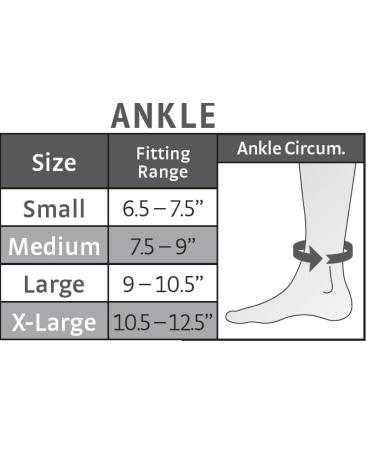 Doc Ortho Compression Ankle Sleeve - Breathable Support Pair (Large Black/Blue) | Enhance Recovery & Comfort - Buy Online on GoSupps.com