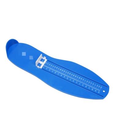 Foot Measurement Device Adult Foot Gauge Household Feet Measure Foot Length Width Shoes Size Measuring Ruler Calculator Shoe Sizer Measuring Devices (Color : Blue, Size : Talla nica) Talla nica Blue
