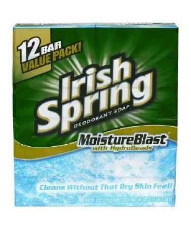 Irish Spring Moisture Blast Deodorant Bar Soap for Men Feel Fresh All Day 3.7 oz 12 Pack & Speed Stick Men's Deodorant Regular 3 Ounce 4 Pack - Buy Online on GoSupps.com