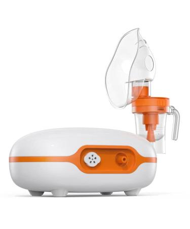 Patin Nebulizer Machine for Adults & Kids - Portable Compressor Nebulizer for Breathing with Mouthpiece & Mask, Desktop Jet Nebulizer for Home Use