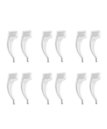 Warmhm 20 pairs of glasses anti-slip ear pads glass holder ear silicone anti-slip glasses hinge transparent glasses ironing for glasses children