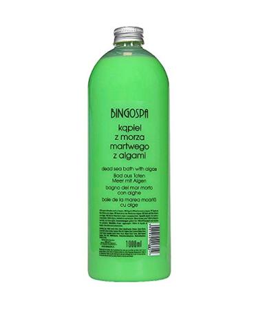 Dead Sea Bath Lotion with Algae Rich in Minerals for Skin Care 1000ml BINGOSPA