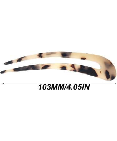 Lmyzcbzl U Shaped Hair Pin French Hair Fork for Women - Hairstyle Accessory 10.3 * 2.6cm - Buy Online on GoSupps.com