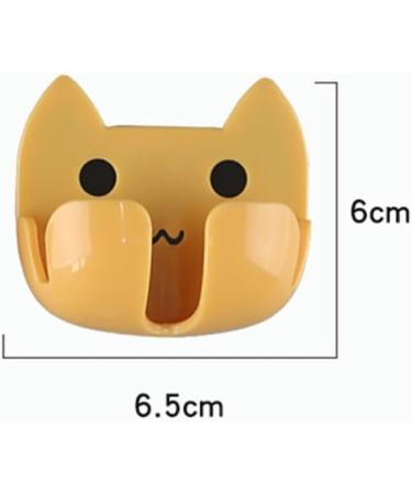 Alipis 12 Pcs Towel Hooks - Cute Yellow Wall Hooks for Razor Holder | 6.5x6cm Design - Perfect for Home Organization - Buy Online on GoSupps.com