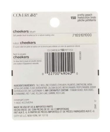 CoverGirl Cheekers Blush Pretty Peach 150 - 0.12 oz (Pack of 2) | Buy Online Now - Buy Online on GoSupps.com