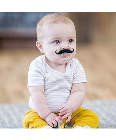 3Pcs Mustache Pacifier for Baby Gentleman Mustache Pacifier Cute Novelty Baby Stuff for Newborn Infant BPA Free Latex Free Made with Soft Silicone (Coffee&Black) - Buy Online on GoSupps.com