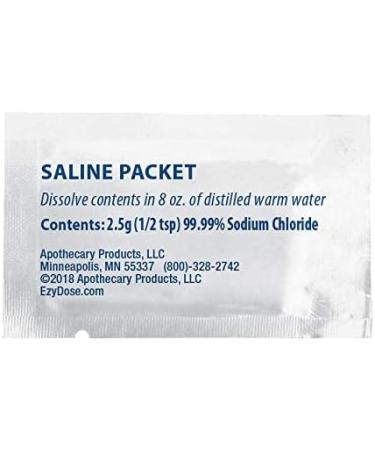 Ezy Dose Sinus and Allergy Relief Syringe with 10 Saline Packets - 10 Count | Home & Travel Nose Rinse - Buy Online on GoSupps.com