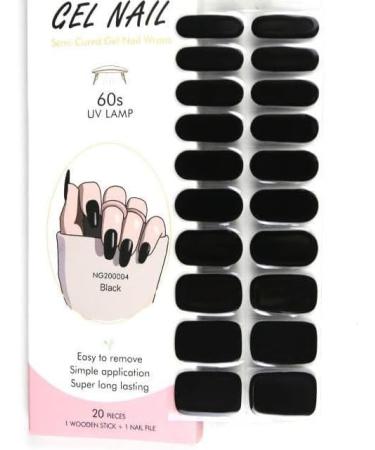 Zaubern gel4Home - UV Nail Wraps & Foils | Mr. Black Semi-Cured Gel Nails for Perfect Manicures Internationally - Buy Online on GoSupps.com