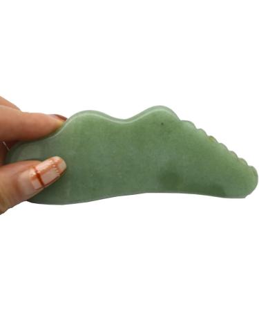 Green Jade Gua Sha Board | Natural Body Massager for International Shipping - Buy Online on GoSupps.com