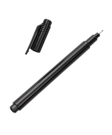 Nail Pen Gel Nail Tool Drawing Painting Liner Pens Extension Gel Pen Nail Drawing Pen Gel Nail Polish Nail Tools Nail Line Drawing Pen Tool Abs Practice Hands Decorative 14X1X1CM Black