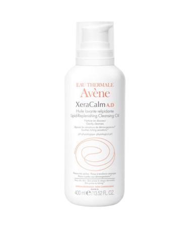 Eau Thermale Avene XeraCalm A.D Lipid-Replenishing Cleansing Oil 13.5 oz - Fragrance-Free for Atopic Dermatitis & Eczema-Prone Skin - Buy Online on GoSupps.com
