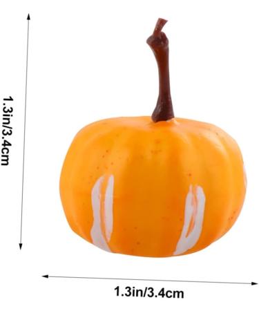 Didiseaon 60 Pcs Simulated Mini Pumpkin Fake Pumpkin Halloween Pumpkin Decoration Simulation Small Pumpkin Simulation Pumpkin Little Pumpkin Foam Manual Yellowx3pcs 2.2X3.4CMx3pcs - Buy Online on GoSupps.com