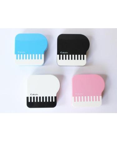 Buy Cute Piano White Contact Lens Case Set with Storage & Mirror - International Shipping Available - Buy Online on GoSupps.com