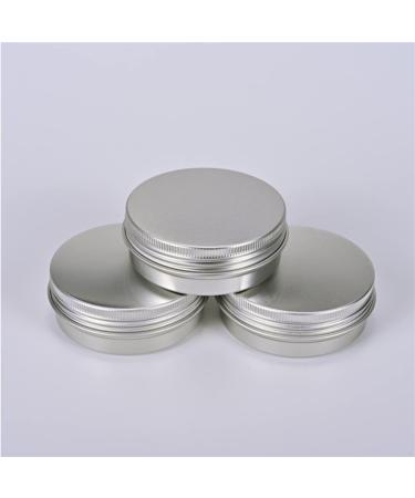 24 Pack 1 Oz Screw Top Aluminum Tin Cans - Storage Jars for Lip Balm, Cosmetic, Candles - Metal Containers with Screw Cap for Salve, Makeup, Tea - Buy Online on GoSupps.com