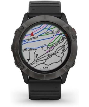 Buy Garmin Fenix 6X Solar Titanium DLC Black/Grey | International Shipping Available - Buy Online on GoSupps.com