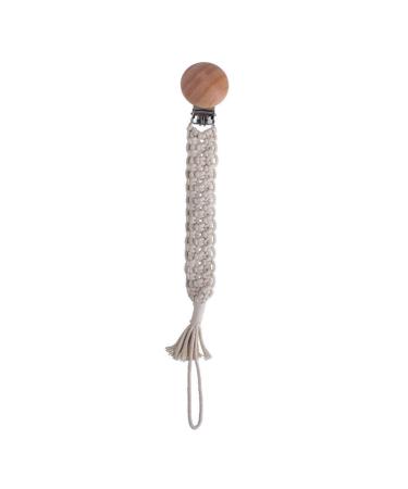 Picapoo Pacifier Clip Holder | BPA-Free Crochet Baby Pacifier Nipple Clips - DIY Woven Cotton Rope Chain for Teething Toys - Buy Online on GoSupps.com