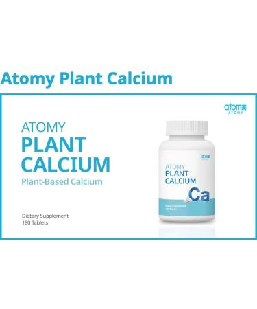 Atomy Plant Calcium Tablets - 180 Count | Plant-Based Calcium Supplement - Buy Online on GoSupps.com