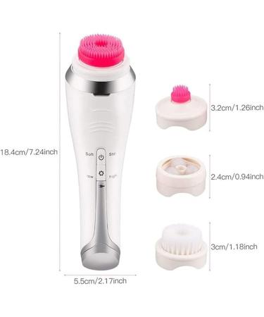 Corsehild Facial Cleansing Brush - Electric Facial Brush for Deep Cleansing Exfoliating Removing Blackhead and Massaging Waterproof Rechargeable - Buy Online on GoSupps.com