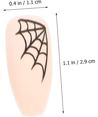 4 Sets Halloween Fake Nails Manicure Patch DIY Manicure Supply Halloween Rhinestone Fake Nails Women Fake Nails Manicures Charm Nail Art Patches Nails for Women Nails Press minkissy - Buy Online on GoSupps.com