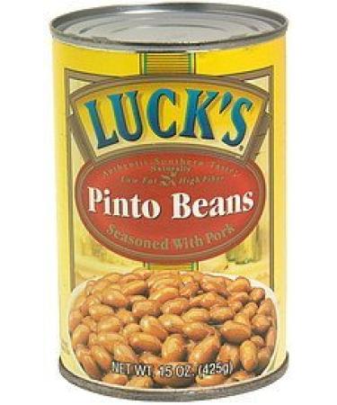 Luck's Beans, Pinto, 15-ounce (Pack of 6) by Luck's