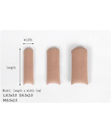 DEAVER Silicone Toe Protector - Small | Gel Lined Toe Sleeve for Pressure Pain Relief | Corns & Calluses Remover | 1 Pc - Buy Online on GoSupps.com