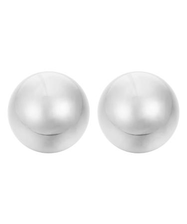 2pcs stainless steel ball toy stainless steel metal yoga ball