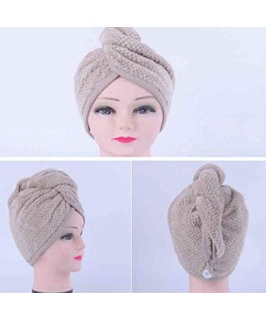 Magic Microfibre Hair Drying Towel Hat - Quick Dry Turban Cap for Ladies | Ideal Bath & Shower Tool - Buy Online on GoSupps.com