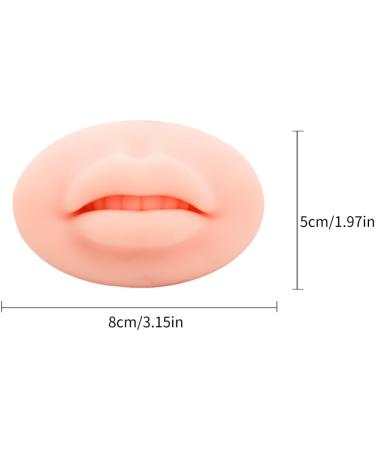 3D Silicone Lip Practice Skin - Fake Piercing Lip Model for Makeup Training | International Shipping Available - Buy Online on GoSupps.com