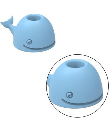 Zerodeko 6 pcs Silicone Toothbrush & Razor Holder - Sky Blue Storage Solution for Bathroom & Desk - Buy Online on GoSupps.com