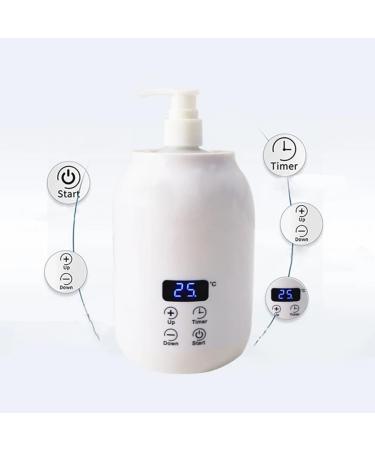 Sleek White Electric Oil Bottle Warmer | International Shipping Available - Buy Online on GoSupps.com