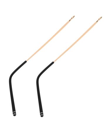 Goohochy 1 pair of glasses Arms Arms Verquet of the glasses of the glasses of universal glasses brick bruises glasses bruises glasses arm glasses repair accessories suite glasses legs Metal Gold 13.20x0.30cm