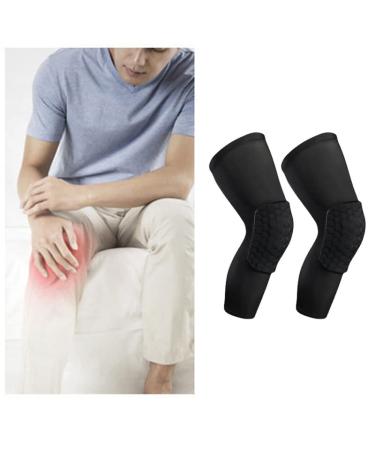 Focket Knee Brace - Breathable Knee Stabilizer for Lacrosse (M) - Black | International Shipping - Buy Online on GoSupps.com