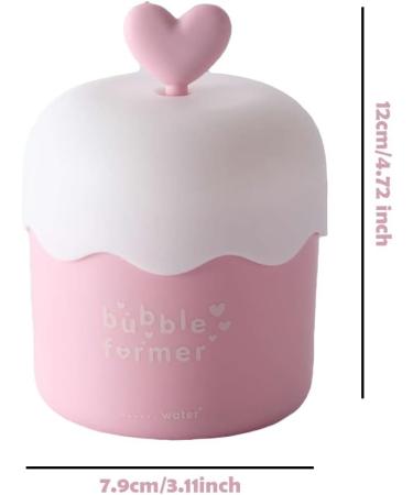 WANAONE Face Wash Foam Maker Cleanser Foam Cup Marshmallow Whip Maker Skin Care Whip Bubble Maker Face Wash Foamer Deep Skincare Cleaner Tools for Home Travel(Pink) - Buy Online on GoSupps.com