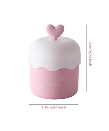 Face Wash Foam Maker | Pink Facial Cleanser Foam Whip Bubble Tool | Deep Skin Care Cleaner for Home & Travel - Buy Online on GoSupps.com