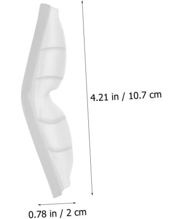 Fomiyes 15 pcs Anti-Fitting Oral Cover Nose Strip & Glasses Fitting Support Frame - 3D White with Glue Pebbles for Comfort & Protection - Buy Online on GoSupps.com