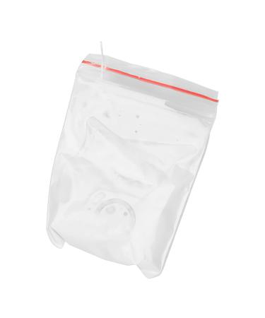 Housoutil Eyebrow Thread Tool Eyebrow Measuring Tool Eyebrow Mapper Positioning Ruler Portable 4.6x1.8x7.5cm White