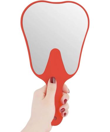 MrHugoo 7-Piece Tooth Shaped Handheld Makeup Mirror Set - Colorful Plastic Dental Mirrors - Buy Online on GoSupps.com
