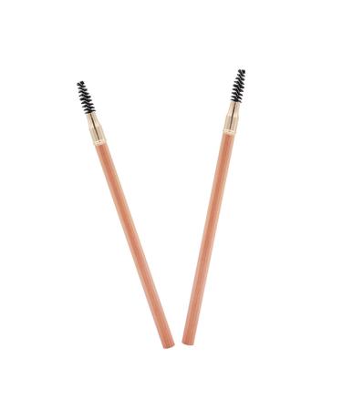 Healifty Crayon Sourcils 2 Pi ces Double Embout Pinceau Couleur Marron et Gris pour Maquillage Professionnel et Personnel Outil Cosm tique Pr cis et Solide Couleur Al atoire