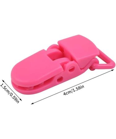 Buy 50PCS Baby Dummy Pacifier Clips - Plastic Hose Crock Cut Angle - DIY Bib Clips for Secure Baby Pacifiers - International Shipping Available - Buy Online on GoSupps.com