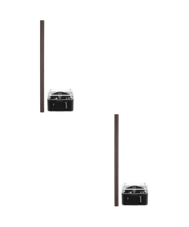 Healvian 2 Sets Eyebrow Pencil Eyebrow Pen Eyebrow Makeup Tools Waterproof Brow Pencil Line Pens Wood