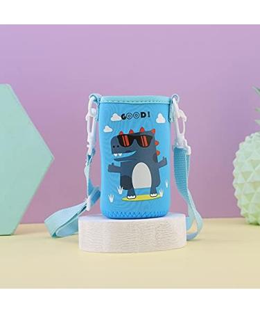 2Pack Children's Water Bottle Carrier - Insulated with Adjustable Straps - Blue + Purple - Buy Online on GoSupps.com